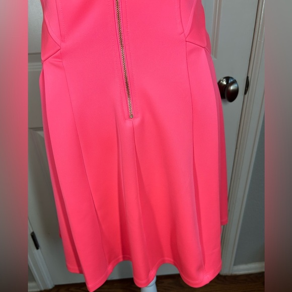 Ted Baker Mitton Fit & Flare Pink Skater Preppy Cocktail Night Out Dress Sz 2 - Picture 7 of 14